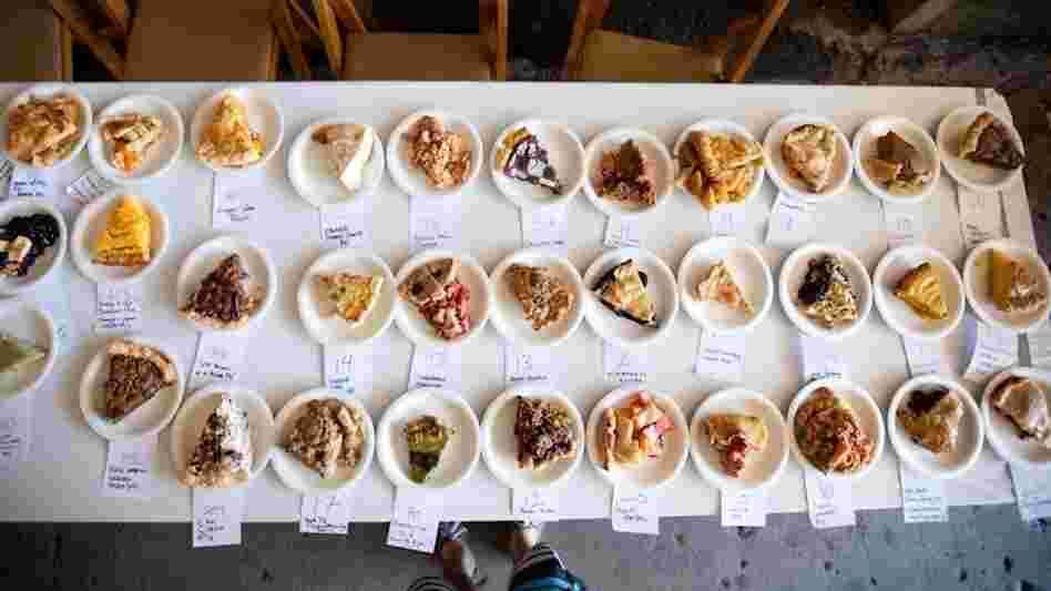 The judge's table for the 2011 contest.