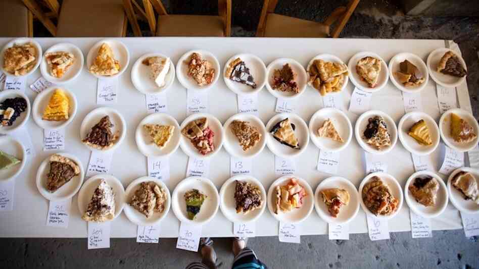 The judge's table for the 2011 contest.