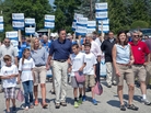 Republican presidential candidate Mitt Romney walks with his wife, Ann, and other family members, along with Republican Sen. Kelly Ayotte, in the Wolfeboro, N.H., Independence Day parade Wednesday. Ayotte has been mentioned as a possible vice presidential contender. Republican presidential candidate Mitt Romney walks with his wife, Ann, and other family members, along with Republican Sen. Kelly Ayotte, in the Wolfeboro, N.H., Independence Day parade Wednesday. Ayotte has been mentioned as a possible vice presidential contender.