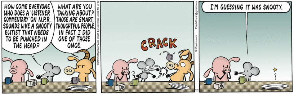 Pearls Before Swine; July 2, 2012 Pearls Before Swine; July 2, 2012