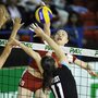 Chinese volleyball player Yunwen Ma during a game between China and Germany, at the Montreux Volley Masters women tournament, in Montreux, Switzerland, in 2011.