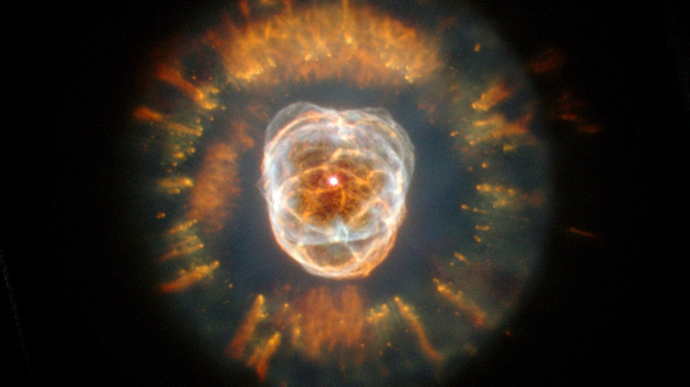 The Eskimo Nebula, as shown through the Hubble Telescope. (NASA/Flickr)