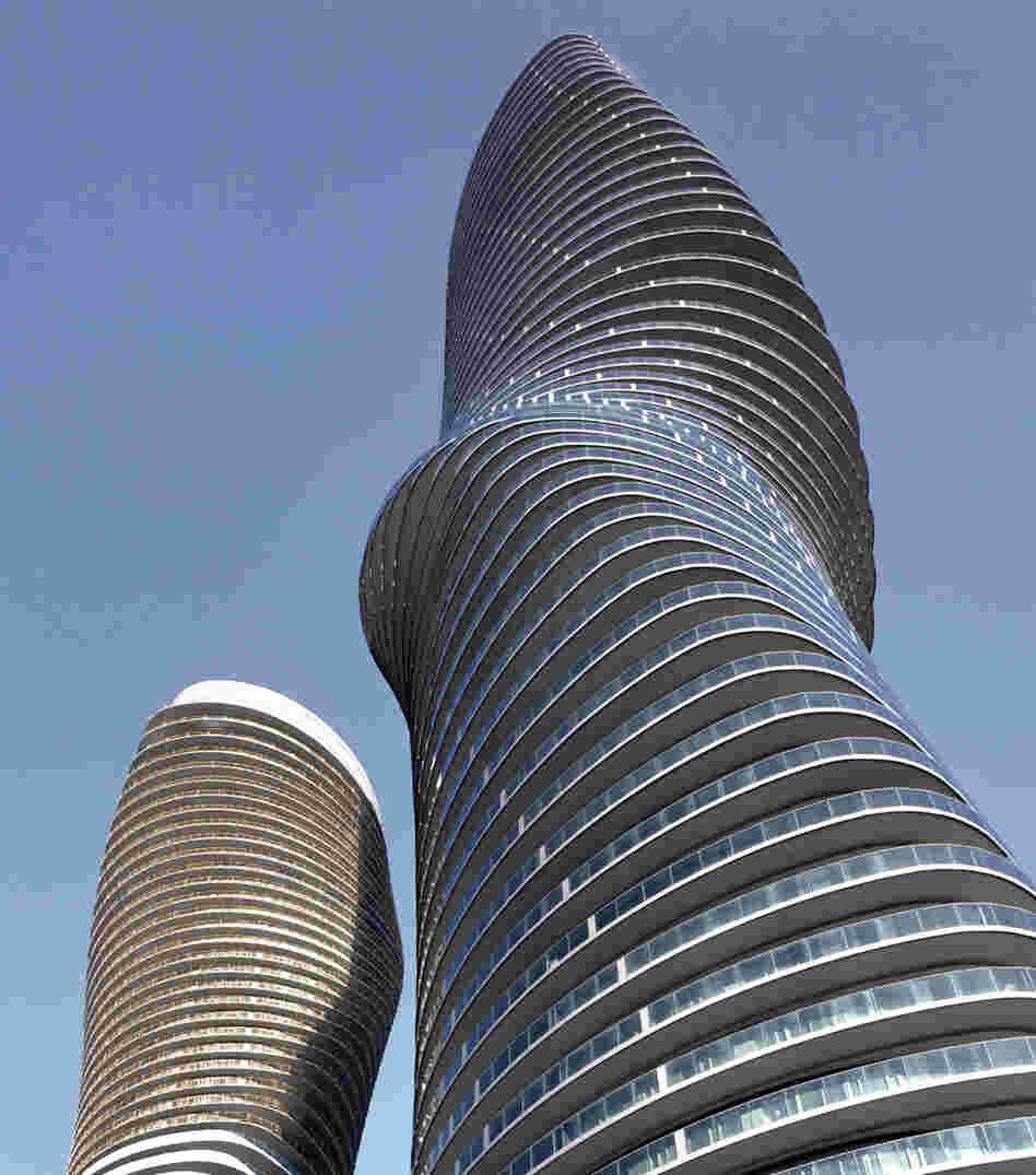 The Absolute Towers, dubbed the "Marilyn Monroe," Mississauga, Canada