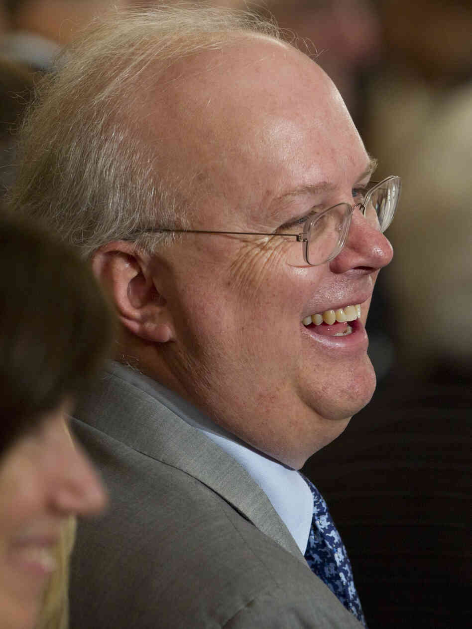 Karl Rove attends a ceremony to unveil the portrait of former President George W. Bush at the White House in May. A former Bush adviser, Rove also is a founder of Crossroads GPS.
