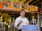 Republican presidential candidate Mitt Romney speaks about the monthly jobs report Friday in Wolfeboro, N.H. Republican presidential candidate Mitt Romney speaks about the monthly jobs report Friday in Wolfeboro, N.H.