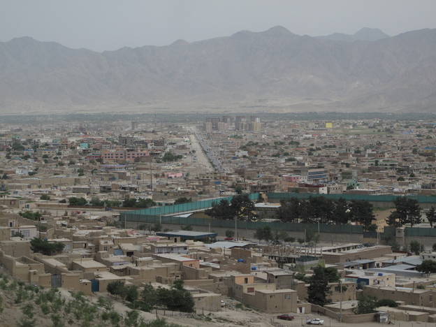 Kabul continues to sprawl in all directions, and a brown haze often hangs over the dusty city.