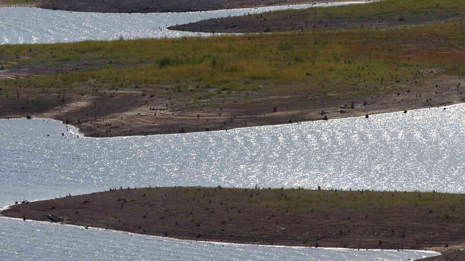 Receding water at Lake Travis near Austin, Texas, has the state concerned about its water supply. In 2011, Lake Travis had the lowest inflow since it was created about 70 years ago. Receding water at Lake Travis near Austin, Texas, has the state concerned about its water supply. In 2011, Lake Travis had the lowest inflow since it was created about 70 years ago.