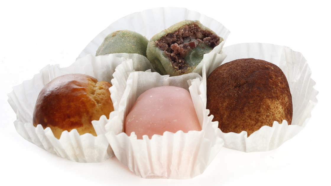 Manju from Umai Do Japanese Sweets, a bakery in Seattle, Wash.