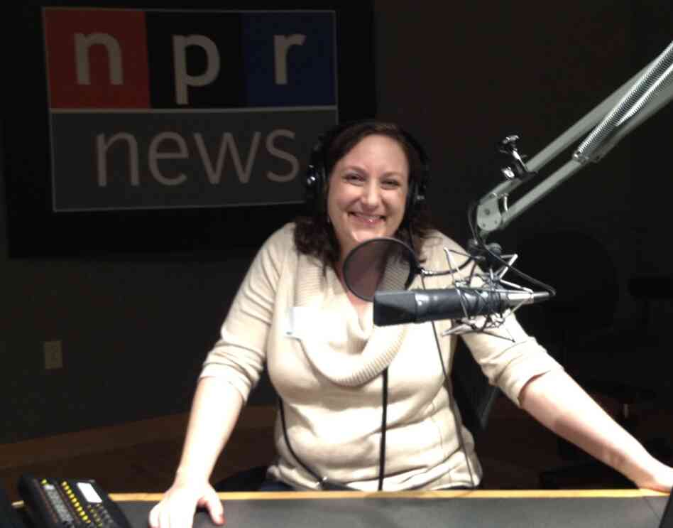 Winner Paula Henning enjoys a tour of NPR's headquarters with host/correspondent David Greene. Winner Paula Henning enjoys a tour of NPR's headquarters with host/correspondent David Greene.