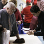 John Pham (right) reviews Bob Drake's resume at an AARP event aimed at helping older workers improve their job search. Workers age 55 and older cite particular difficulty finding employment, and some are choosing to retrain for new careers. John Pham (right) reviews Bob Drake's resume at an AARP event aimed at helping older workers improve their job search. Workers age 55 and older cite particular difficulty finding employment, and some are choosing to retrain for new careers.