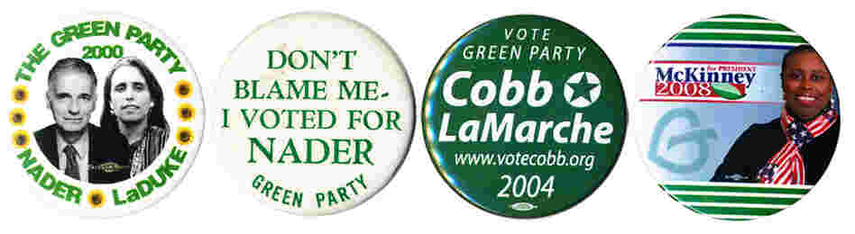 Green Party presidential candidates never attracted much support, but in 2000 they certainly attracted attention. Green Party presidential candidates never attracted much support, but in 2000 they certainly attracted attention.