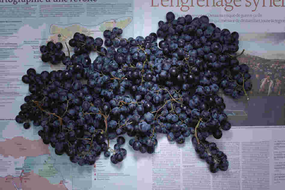 France: 5.60 euros, or $7.45 U.S., of French grapes.