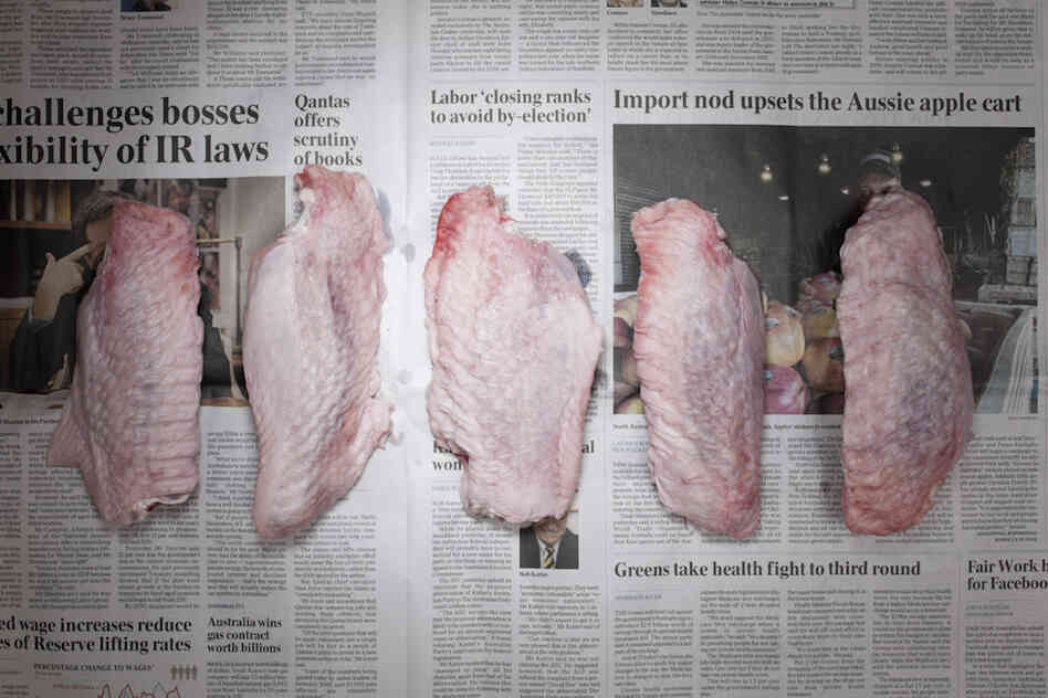 Australia: 7.52 Australian dollars, or $8.02 U.S., of turkey wings.