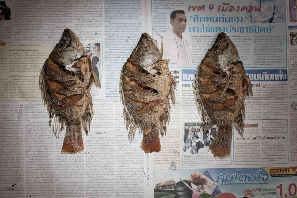 Thailand: 52.87 baht, or $1.74 U.S., of fried fish.