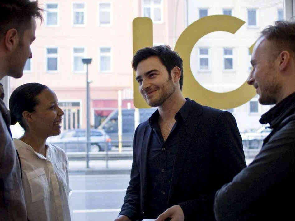 Simon Fabich (center) is CEO and co-founder of the Berlin-based online shopping startup Monoqi. Artsy and relatively inexpensive, Berlin is an up-and-coming city for European tech startups.
