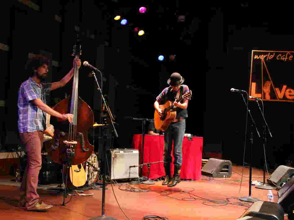 Langhorne Slim performs songs from his new album at World Cafe Live in Philadelphia.