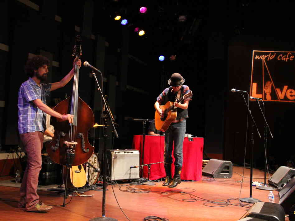 Langhorne Slim performs songs from his new album at World Cafe Live in Philadelphia.