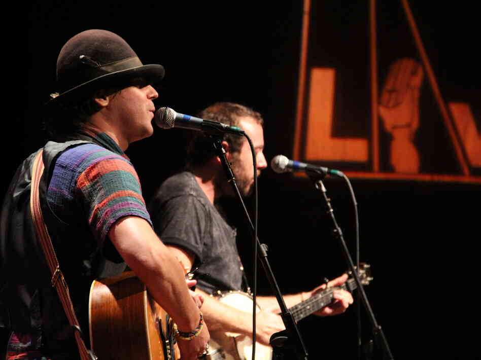 Langhorne Slim performs songs from his new album at World Cafe Live in Philadelphia.