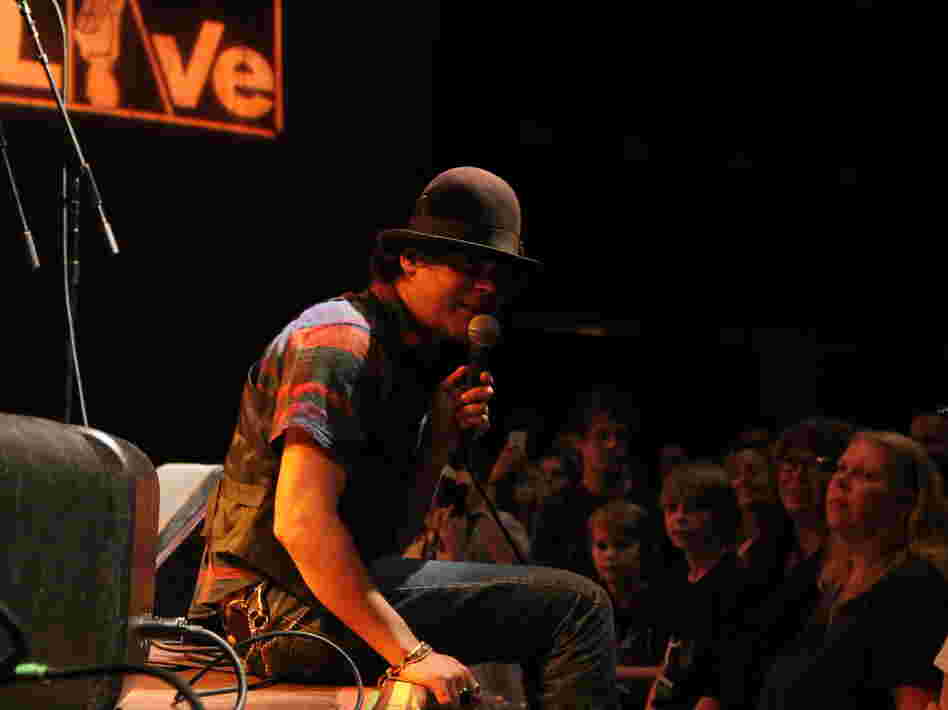 Langhorne Slim performs songs from his new album at World Cafe Live in Philadelphia.