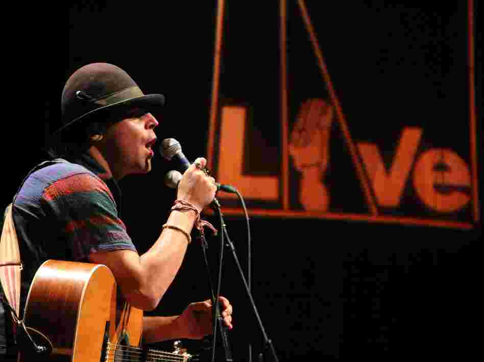 Langhorne Slim performs songs from his new album at World Cafe Live in Philadelphia.