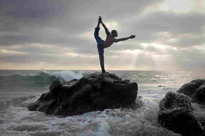 Newton Campbell, originally from Jamaica, quit his high-paying job as a corporate comptroller and began to teach yoga and live a more simple life. He now owns his own studio outside of Los Angeles.