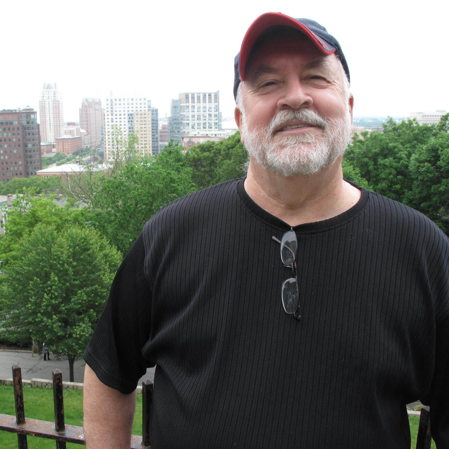 Bruce DeSilva in Prospect Park