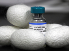 Soft to the touch, silk may also help preserve vaccines and drugs someday. Soft to the touch, silk may also help preserve vaccines and drugs someday.