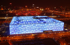 The National Aquatics Center, also known as the The National Aquatics Center, also known as the