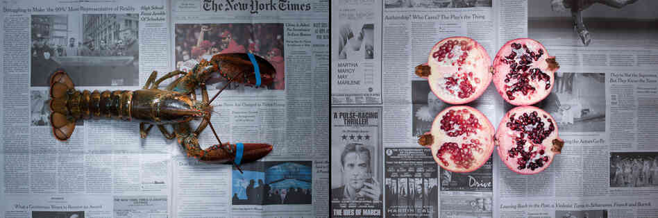 If you had to choose one meal a day, would it be a lobster or two pomegranates? Photographer Stefen Chow explores these choices in his project "The Poverty Line."