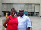 Kirk Odom and his wife, Harriet, outside the H. Carl Moultrie Courthouse in Washington, D.C. On Tuesday, the Justice Department said there was "clear and convincing evidence" that Odom is innocent of a 1981 rape and robbery, for which he spent more than two decades behind bars. Kirk Odom and his wife, Harriet, outside the H. Carl Moultrie Courthouse in Washington, D.C. On Tuesday, the Justice Department said there was "clear and convincing evidence" that Odom is innocent of a 1981 rape and robbery, for which he spent more than two decades behind bars.