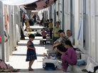 More than 35,000 Syrians have sought shelter in Turkey. Most of the refugees at the Kilis refugee camp in southern Turkey are women and children. More than 35,000 Syrians have sought shelter in Turkey. Most of the refugees at the Kilis refugee camp in southern Turkey are women and children.