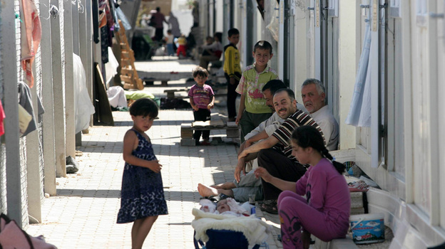 More than 35,000 Syrians have sought shelter in Turkey. Most of the refugees at the Kilis refugee camp in southern Turkey are women and children.