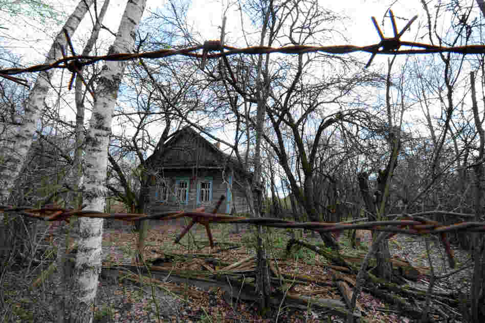 The abandoned village of Vezhishche in Belarus sits within the exclusion zone established after the 1986 Chernobyl nuclear disaster. The zone was one of Andrew Blackwell's first stops on his tour of the world's most ruined places.