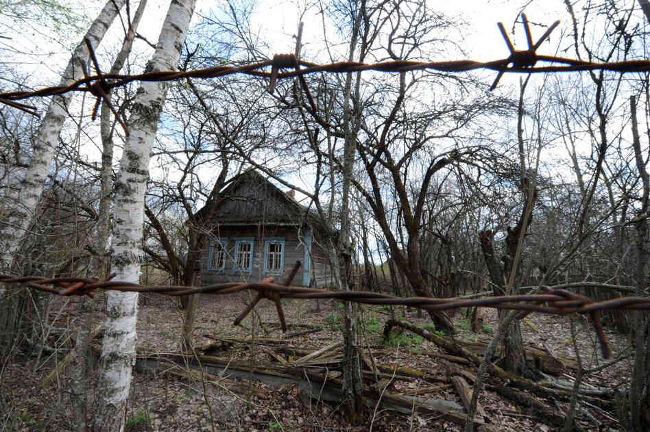 The abandoned village of Vezhishche in Belarus sits within the exclusion zone established after the 1986 Chernobyl nuclear disaster. The zone was one of Andrew Blackwell's first stops on his tour of the world's most ruined places.