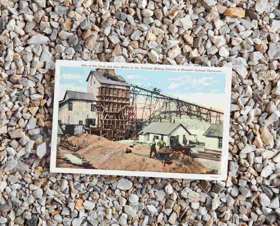 Mining postcard, mailed to Sgt. Addo H. Riker in 1952.