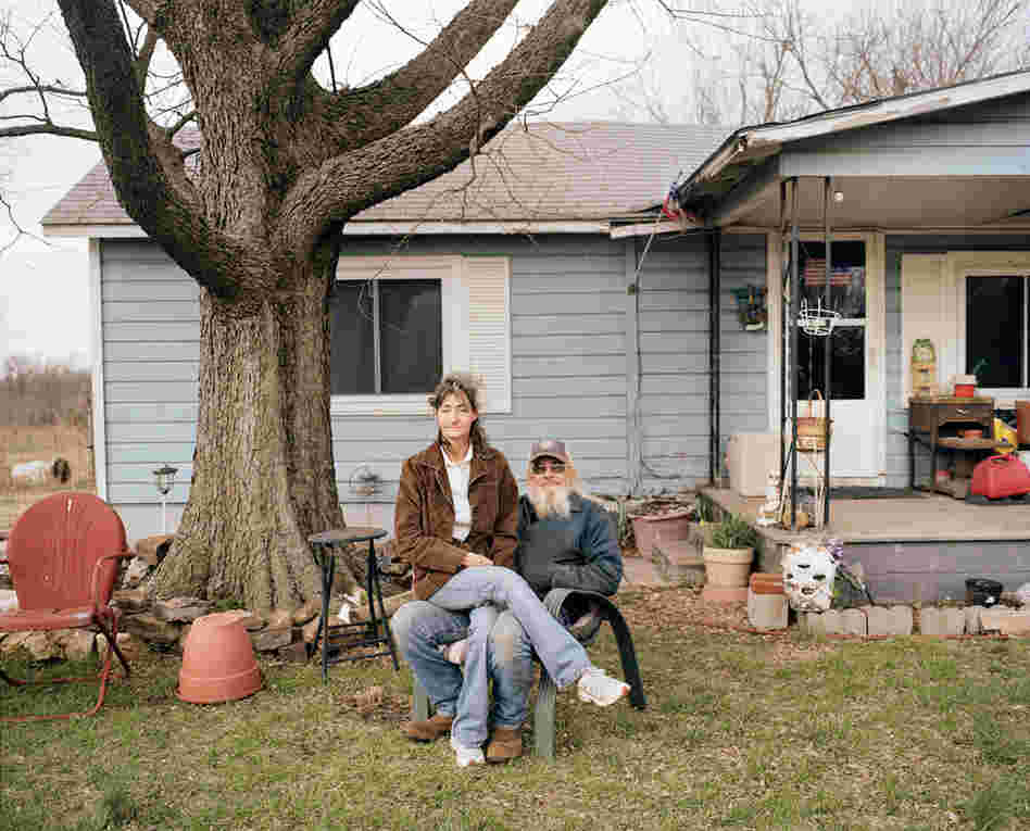 Vickie and Clyde, Galena, 2011. After relocating from Treece, Vickie and Clyde moved to a new house in Galena, Kan.