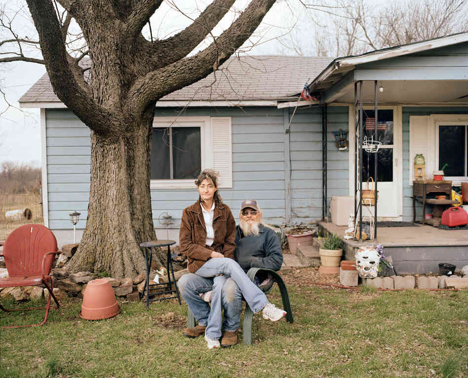 Vickie and Clyde, Galena, 2011. After relocating from Treece, Vickie and Clyde moved to a new house in Galena, Kan.