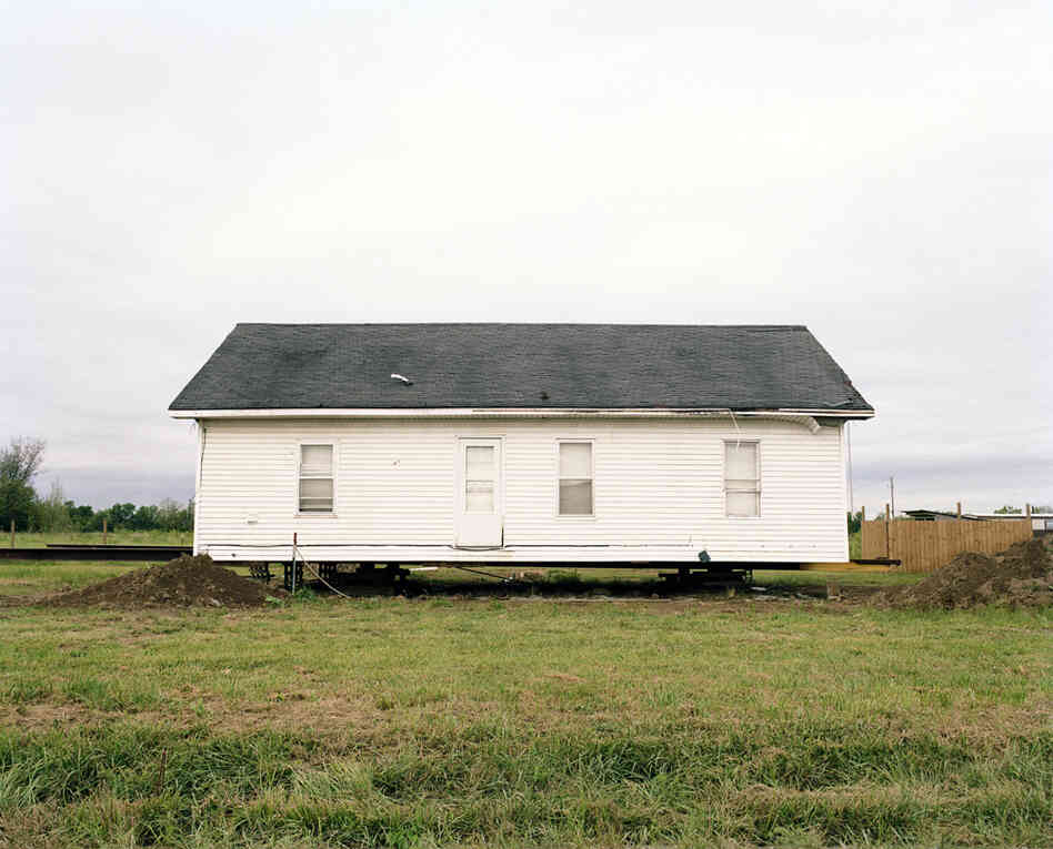 Jan's House, 2011. After Jan moved to a new house in Miami, Okla., her house in Treece was sold at auction. Someone bought Jan's house and moved it to a new location.