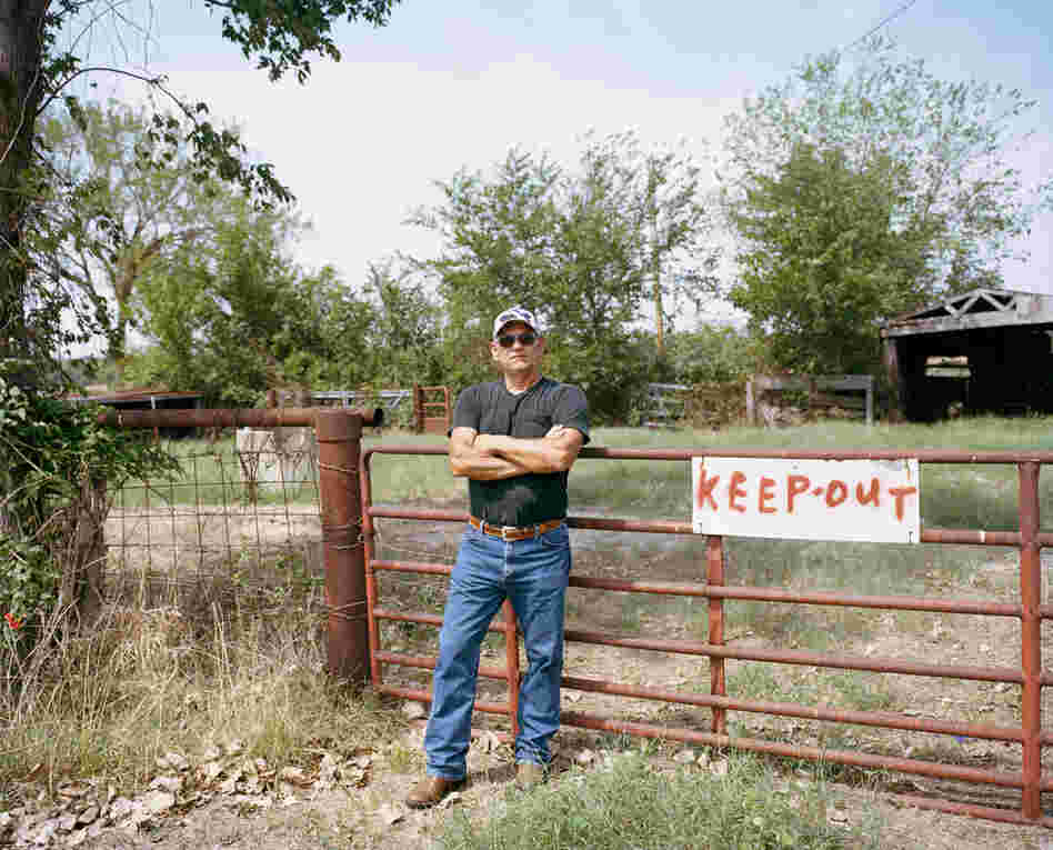 Gary, Treece, 2011. Gary is one of the few residents who elected to stay in his home in Treece.