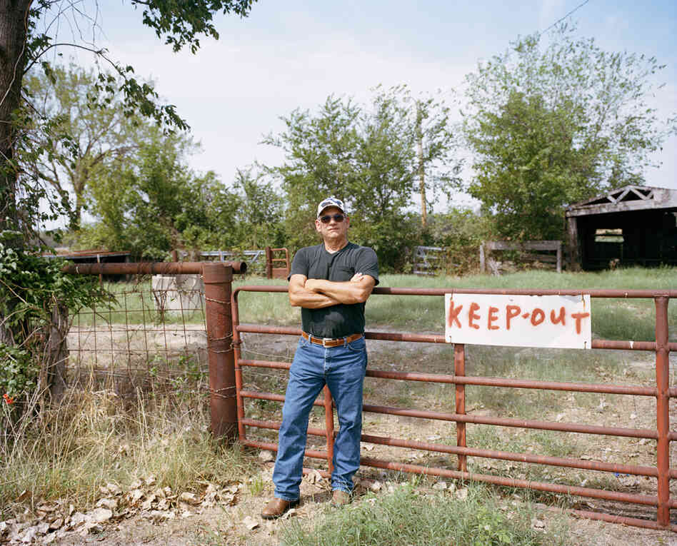 Gary, Treece, 2011. Gary is one of the few residents who elected to stay in his home in Treece.
