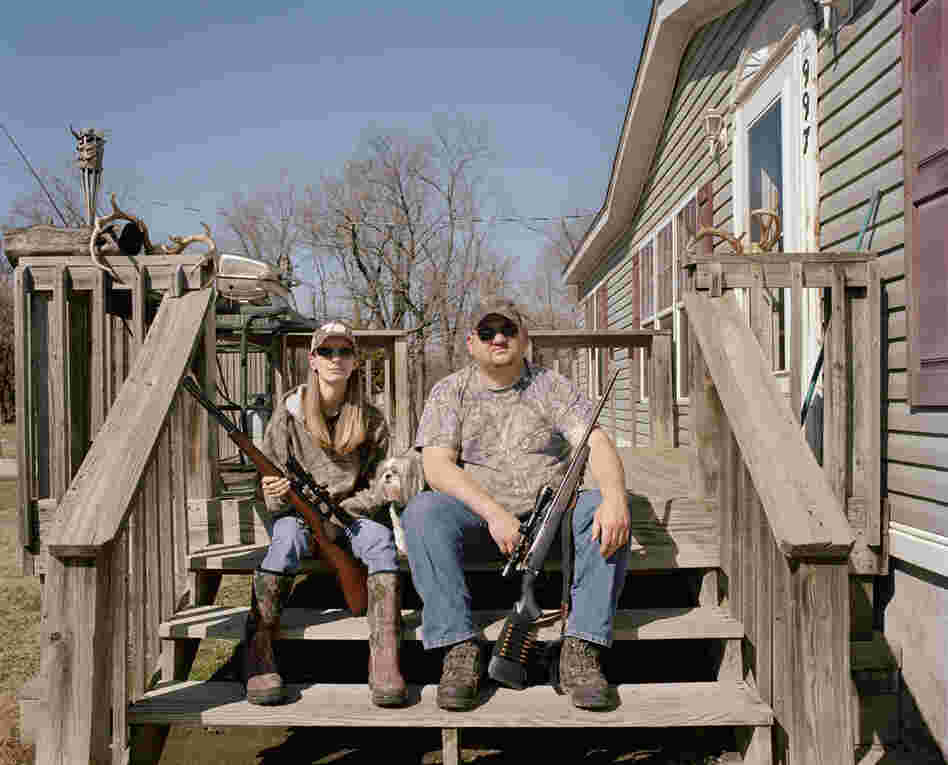 Mandy and Jerry, Treece, 2011. Jerry did not even fill out the paperwork to be considered for the buyout. He knew from the beginning that he would not leave his home.