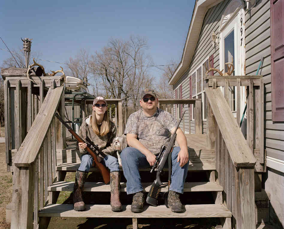 Mandy and Jerry, Treece, 2011. Jerry did not even fill out the paperwork to be considered for the buyout. He knew from the beginning that he would not leave his home.