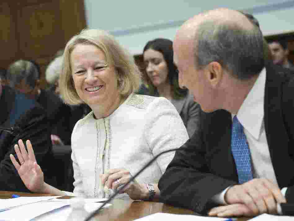 Mary Schapiro, chairman of the Securities and Exchange Commission, and Gary Gensler, chairman of the Commodity Futures Trading Commission, before a June congressional hearing. Both agencies adopted hundreds of pages of rules this week. Mary Schapiro, chairman of the Securities and Exchange Commission, and Gary Gensler, chairman of the Commodity Futures Trading Commission, before a June congressional hearing. Both agencies adopted hundreds of pages of rules this week.