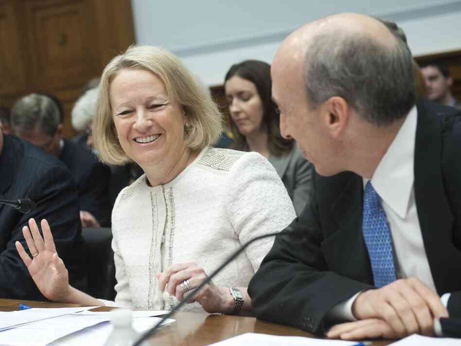 Mary Schapiro, chairman of the Securities and Exchange Commission, and Gary Gensler, chairman of the Commodity Futures Trading Commission, before a June congressional hearing. Both agencies adopted hundreds of pages of rules this week. Mary Schapiro, chairman of the Securities and Exchange Commission, and Gary Gensler, chairman of the Commodity Futures Trading Commission, before a June congressional hearing. Both agencies adopted hundreds of pages of rules this week.