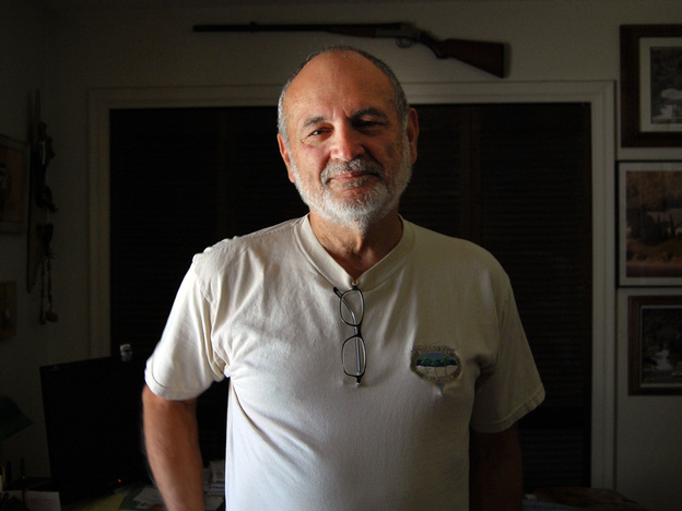 Wes Harris, founder of the Original North Phoenix Tea Party, has been a registered Democrat, independent and now Republican. He says that while Tea Party activism had dropped off over the past two years, issues like health care and immigration are starting to draw people back.