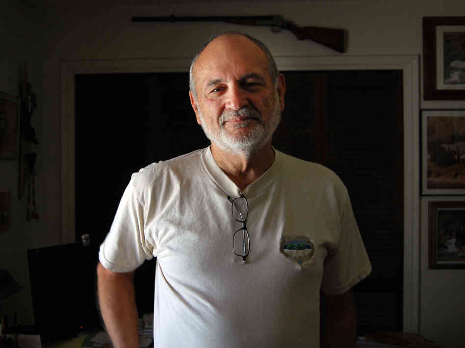 Wes Harris, founder of the Original North Phoenix Tea Party, has been a registered Democrat, independent and now Republican. He says that while Tea Party activism had dropped off over the past two years, issues like health care and immigration are starting to draw people back.
