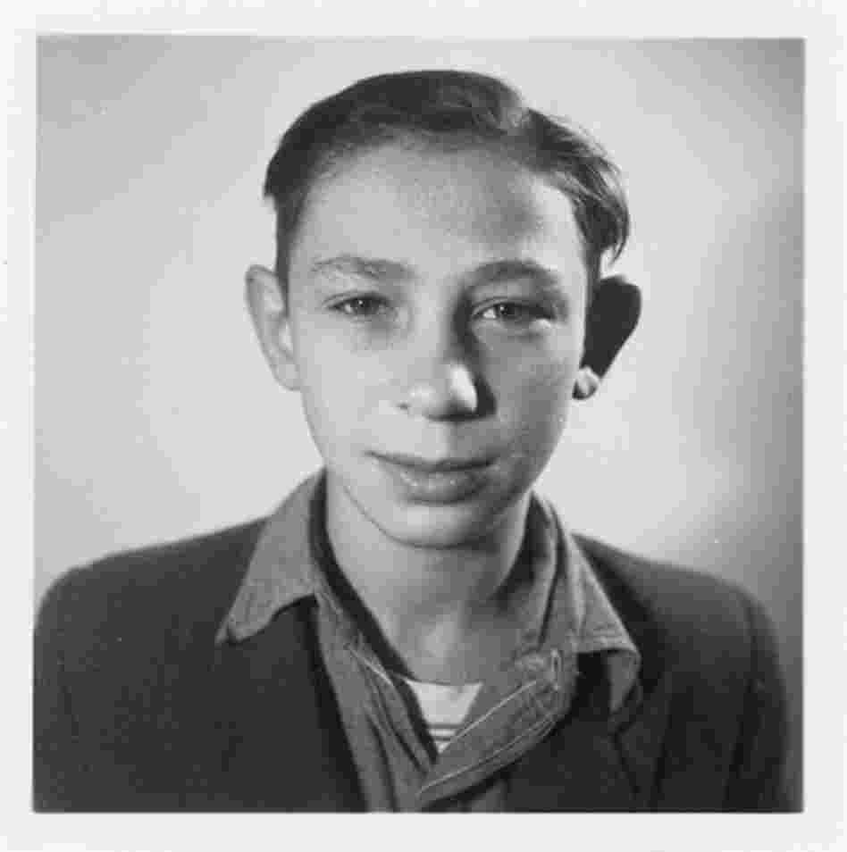 Michael Pupa at age 13 in 1951. Pupa, who is now 73, is the only living individual featured in the National Archives exhibit. 