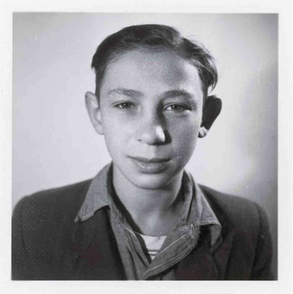 Michael Pupa at age 13 in 1951. Pupa, who is now 73, is the only living individual featured in the National Archives exhibit. 