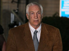 Former Penn State assistant football coach Jerry Sandusky being led away from court after his conviction last month.