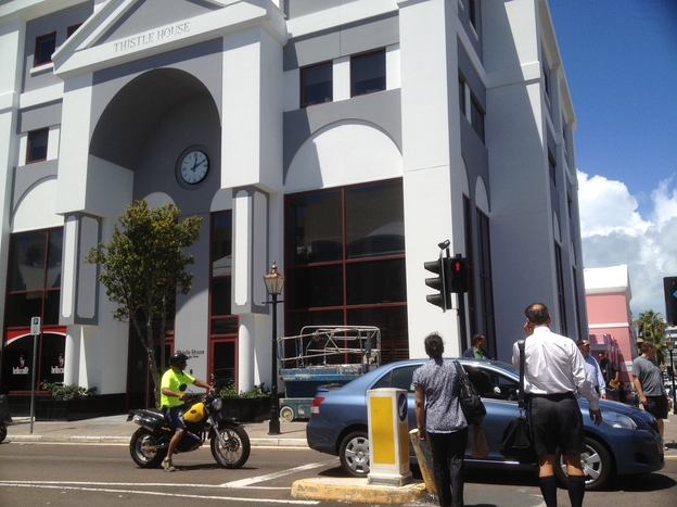 The Thistle House in Hamilton, Bermuda, is listed as the address of Mitt Romney's Bermuda corporation.